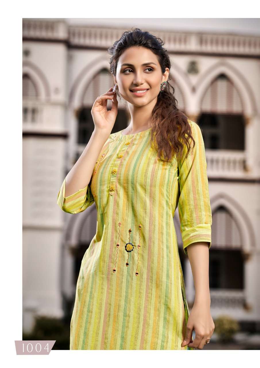 Parra Studio-Mastani Vol 1-Cotton-HandWork-Mirror-Work-Kurti-1004-C